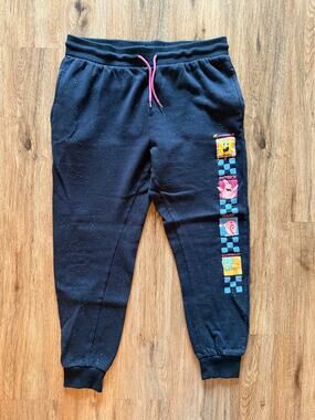 SpongeBob SquarePants Gray Joggers Size Large
